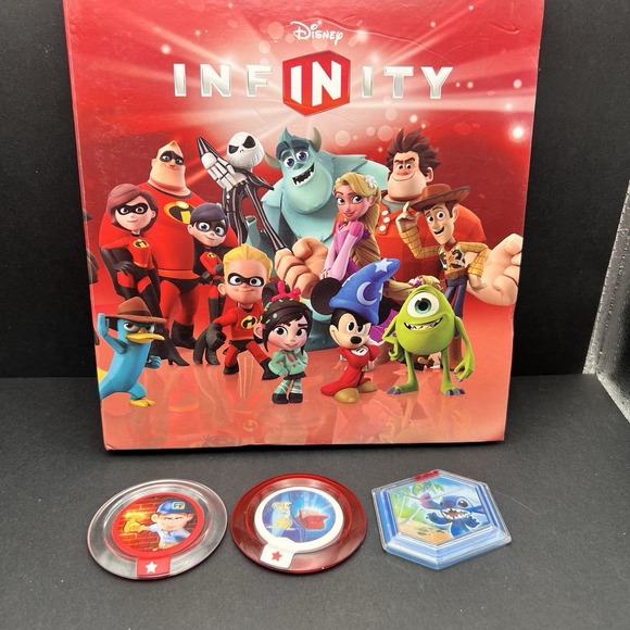 TARGET‎ Exclusive Disney Infinity Album Series 2 w 23 Power Discs COMPLETE SET - Picture 7 of 12